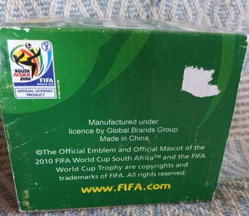 2010 FIFA World Cup mascot mug in box