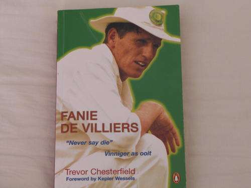 Fanie de Villiers biography WITH GREAT PLAYERS' AUTOGRAPHS!!!