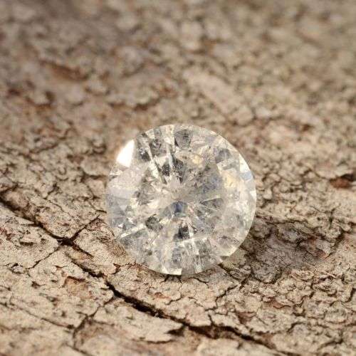 2.19 cts BIG CERTIFIED Round Brilliant Cut Gray Color Loose Natural Diamond