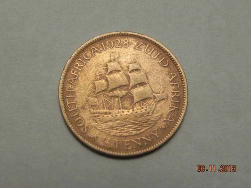 SA 1/2 penny 1928