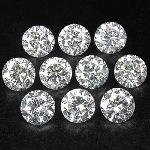 1.00ct Parcel VS2  10 GENUINE round natural loose DIAMONDS in this lot