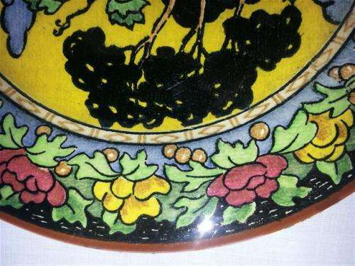 STUNNING, VINTAGE 1922-1927, ROYAL DOULTON, PLATE, A CLASSIC ART DECO DESIGN."GARDEN AND URN"