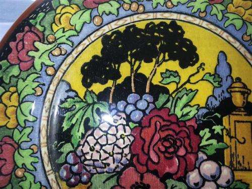 STUNNING, VINTAGE 1922-1927, ROYAL DOULTON, PLATE, A CLASSIC ART DECO DESIGN."GARDEN AND URN"