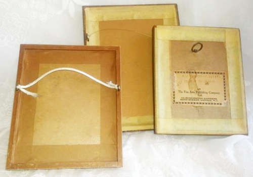 SELECTION OF 3  SMALL VINTAGE PRINTS OF OLD MASTERS, ALL FRAMED BEHIND GLASS, WOODEN FRAMES