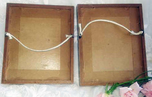 SET OF TWO  VINTAGE PRINTS OF OLD MASTERS, FRAMED BEHIND GLASS