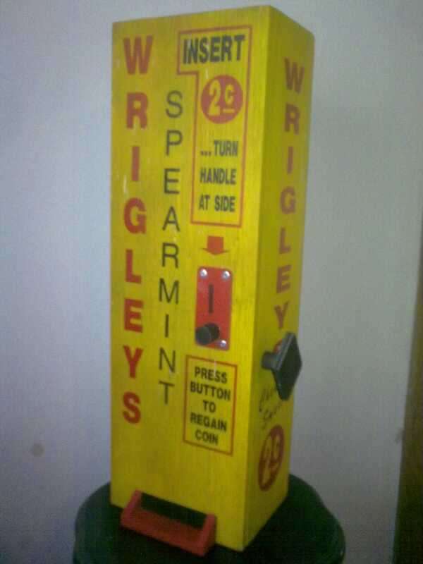 Replica Wrigleys Gum Vending Machine