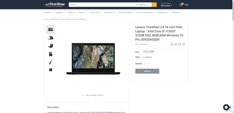 Lenovo Thinkpad L14 Gen 2 11th Gen i5 1135G7 4.2Ghz,16GB RAM,512GB SSD,14  inch FHD,4G LTE