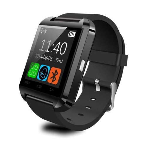 U80 Smart Bluetooth Watch Call Message Reminder Sleep Monitor - BLACK or RED