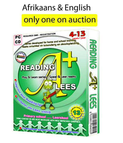 Big Boet Reading A+ ( Afrikaans & English) Computer game