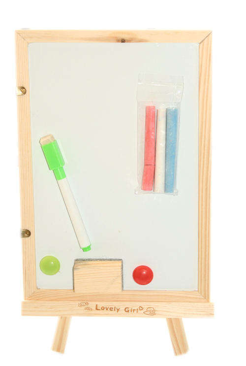 Small double sided black and white drawing board