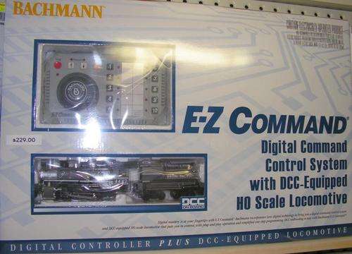 Bachmann E-Z Command DCC Controler with Steam Locomotive