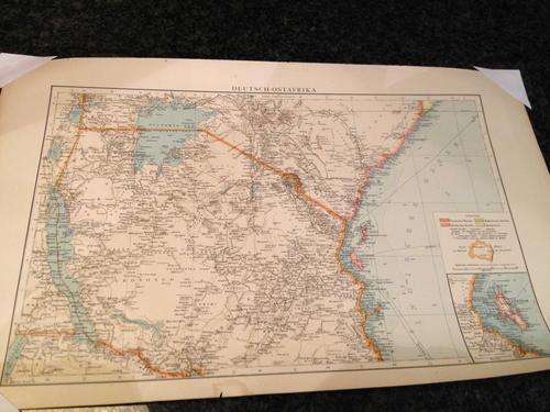 Map of Deutsch -Ostafrika 1897