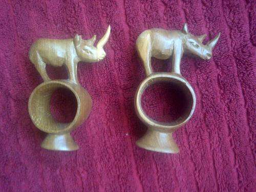 Wooden serviette holders