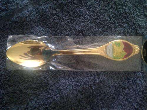 Collectabile teaspoon (gold plated)