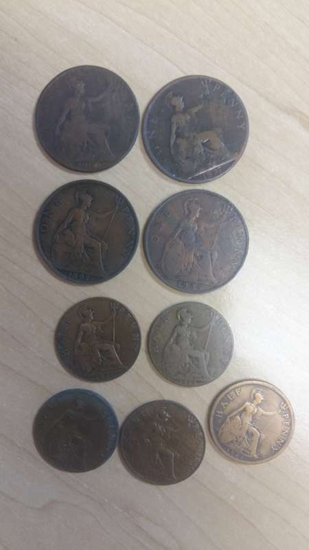 Great Britain Pennies & Half Pennies