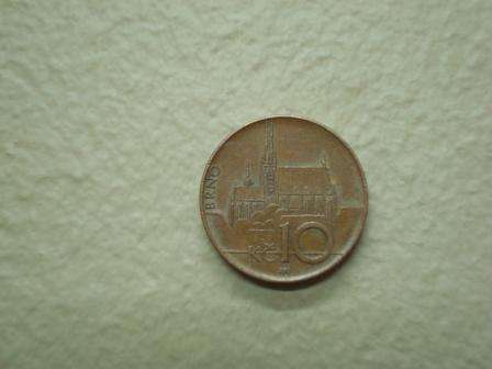 **Rare Czech Republic KC10 BRNO Bronze Coin 2003***