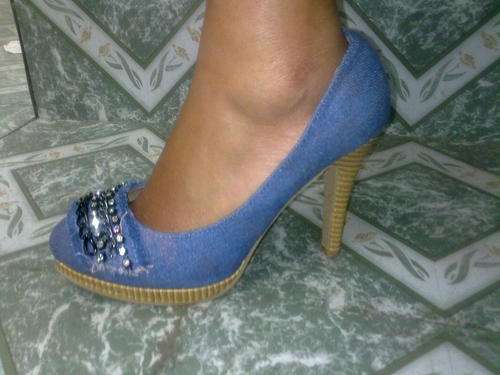 !!!! NEW !!!! KOCO STUDDED DENIM PUMPS !!!! ** SIZES 3-7 ** ONLY FROM DOCTORNERO!!!