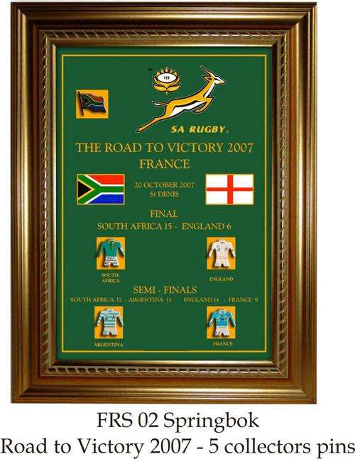Springbok collectors Frame - 2007