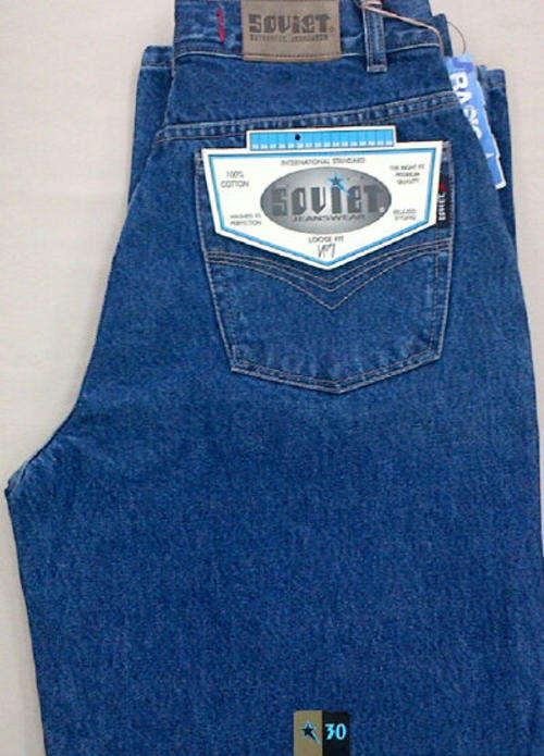 SOVIET NO7 BASIC BLUE JEANS 100% AUTHENTIC!!!