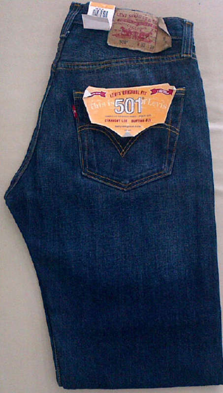 LEVI'S 501 HIGH FASHION JEAN 100% AUTHENTIC