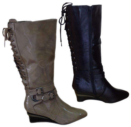 Ladies Skaloni Wedge Boots | 2 Colours