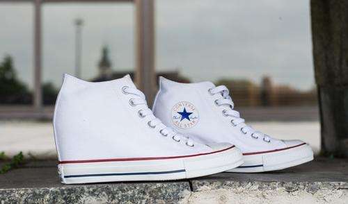 CONVERSE ALL STAR KOURTNEY WEDGE HEEL WHITE!!!!LADIES WOW