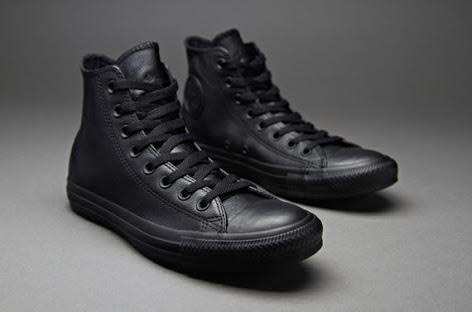 CONVERSE ALL STAR BLACK MONO LEATHER