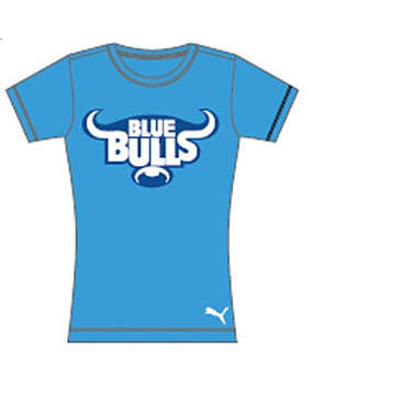 Puma Orignal Blue Bulls T-Shirt For Women Size Small !!!!! MARKET VALUE R399.99
