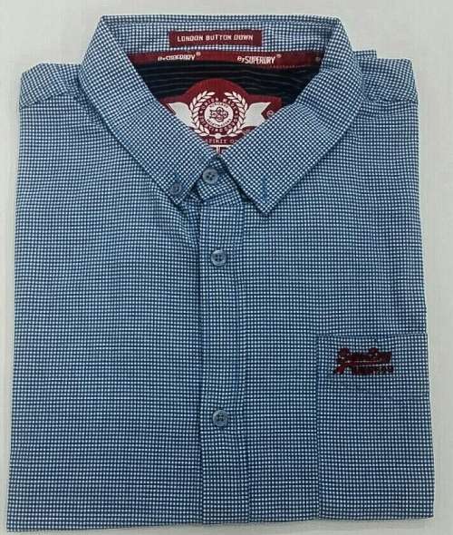 SUPERDRY ORIGNAL L/S COTTON SHIRT SIZE LARGE MARKET VALUE R1299.99