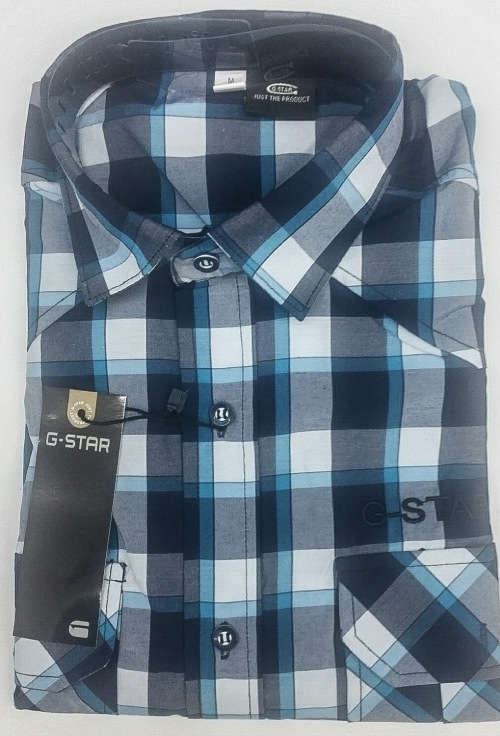 G-STAR  ORIGNAL S/S SLIM FIT COTTON SHIRT SIZE MEDIUM!!!!!MARKET VALUE R999.99