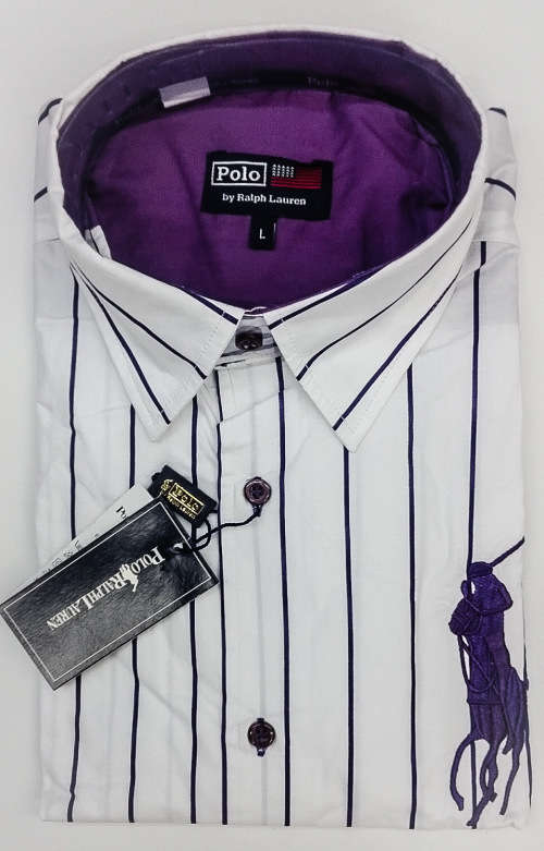 POLO BY RALPH LAUREN ORIGNAL  L/S  COTTON SHIRT SIZE LARGE !!!!!MARKET VALUE R1999.99