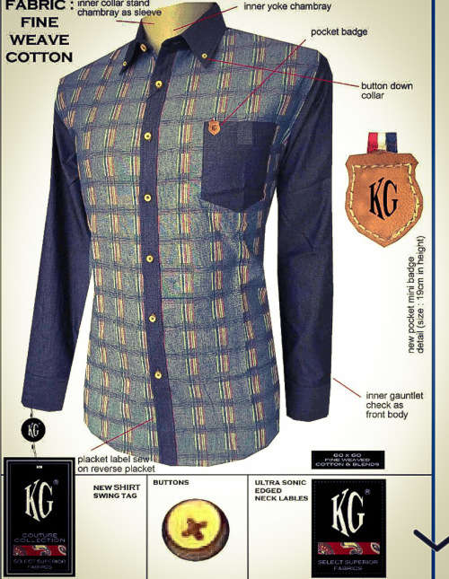 KG COUTURE COLLECTION ORIGNAL MENS DESIGNER L/S SHIRT SIZE MEDIUM!!!!!! MARKET VALUE R999.99