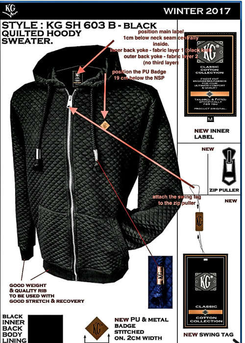 KG COUTURE COLLECTION ORIGNAL MENS DESIGNER HOODY JACKET SIZE LARGE!!!! MARKET VALUE R1399.99