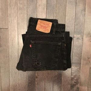 LEVIS'S ORIGNAL 505 BLACK JEANS FOR MEN W32 L34 !!!!!!MARKET VALUE R999.99
