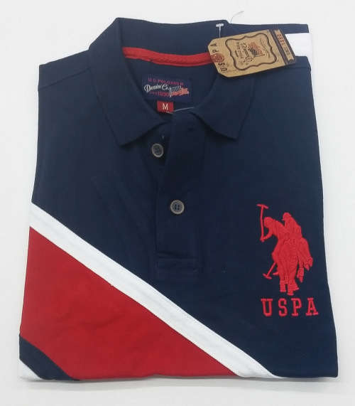 US POLO ASSN PIQUE GOLFER SLIM FIT SIZE 2XL !!!!!!!!!! SMALL CUT