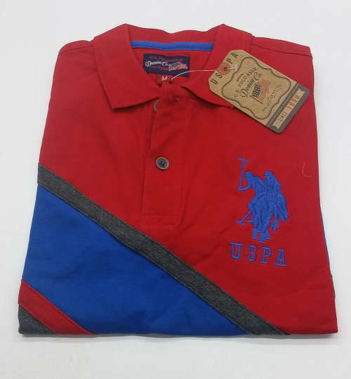 US POLO ASSN PIQUE GOLFER SLIM FIT SIZE EXTRA LARGE !!!!!!!!!! SMALL CUT