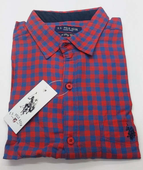 US POLO ASSN 2PLY COTTON SHIRT SIZE MEDIUM!!!!!!!!!! MARKET PRICE R999.99