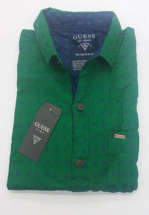 GUESS ORIGNAL L/S PREMIUM SHIRT SIZE MEDIUM !!!!!! MARKET VALUE R999.99