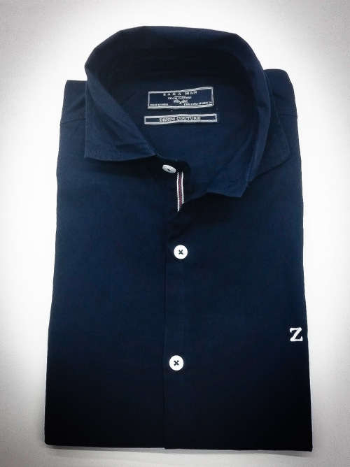 Z A R A  ORIGNAL L/S COTTON SHIRT SLIM FIT SIZE EXTRA LARGE (44) !!!!!! FACTORY OVER RUNS