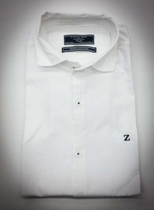 Z A R A  ORIGNAL L/S COTTON SHIRT SLIM FIT SIZE EXTRA LARGE (44) !!!!!! FACTORY OVER RUNS