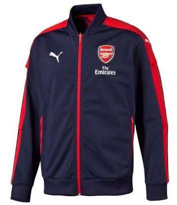 PUMA ORIGNAL OFFICIAL ARSENAL JACKET FOR MEN SIZE LARGE !!!!!! MARKET VALUE R1499.99