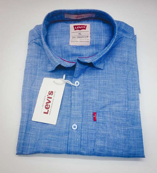 LEVI'S ORIGNAL L/S SLIM FIT SHIRT SIZE EXTRA LARGE !!!!!!!!!! SMALL CUT