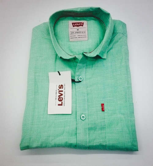 LEVI'S ORIGNAL L/S SLIM FIT SHIRT SIZE SMALL !!!!!!!!!! SMALL CUT
