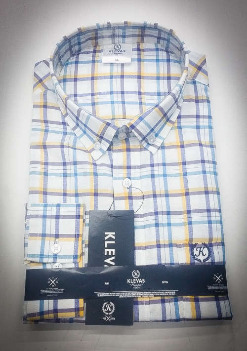 KLEVAS ORIGNAL L/S SHIRT FOR MEN SIZE XL !!!!!!!! MARKET VALUE R699.99