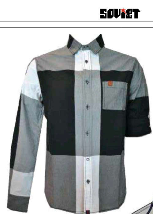 SOVIET FORMAL L/S SLIM FIT SHIRT SIZE MEDIUM !!!! MARKET VALUE 699.99