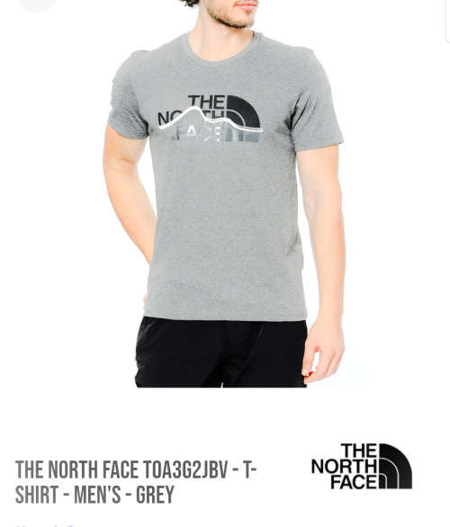 The North Face Original Tee For Men Size XL !!!!!Slim Fit