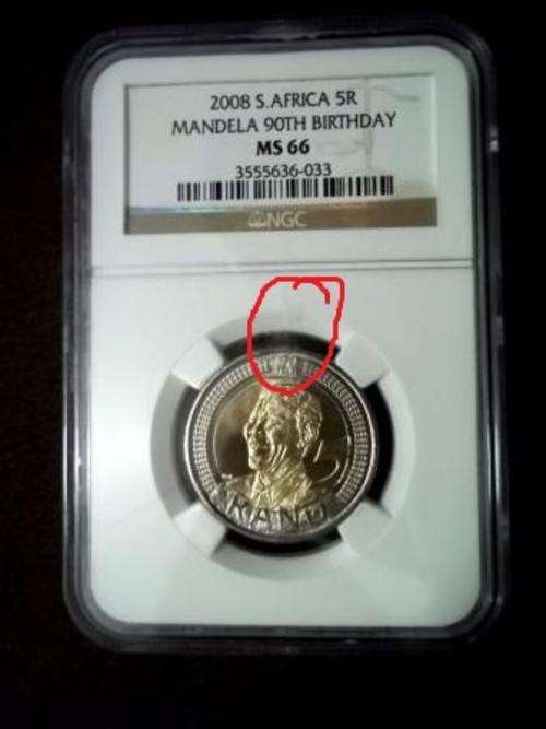 2008 R5 Mandela    MS66    MS66    MS66!!!         PLEASE READ!!!!!