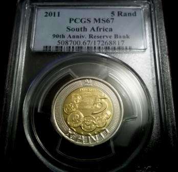 2011 SARB R5 Coins!!    MS67     MS67     MS67    High Grade!!!!!