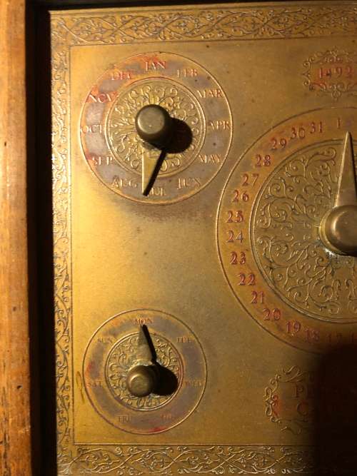 Beautiful old Perpetual Calender