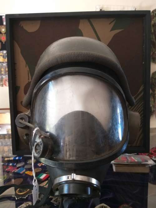 SADF NODDY CAR HELMET AND GAS MASK
